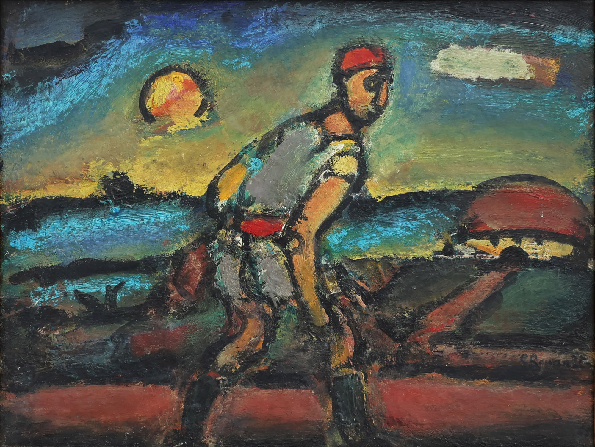Georges Rouault Paintings Paysage Biblique Georges Rouault Art Print