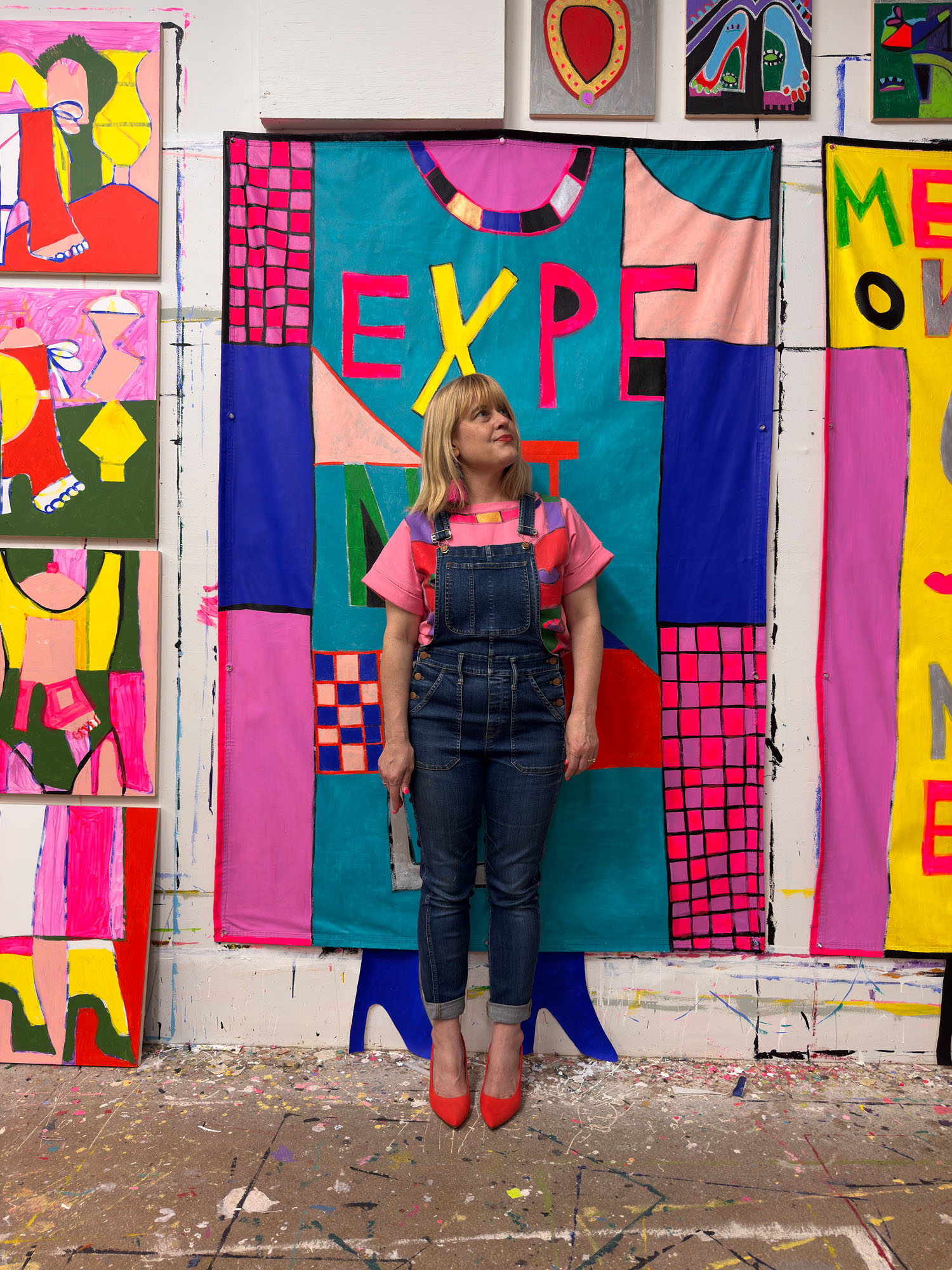 Gyan Shrosbree Two Coats of Paint Artist Residency Open Studio 2